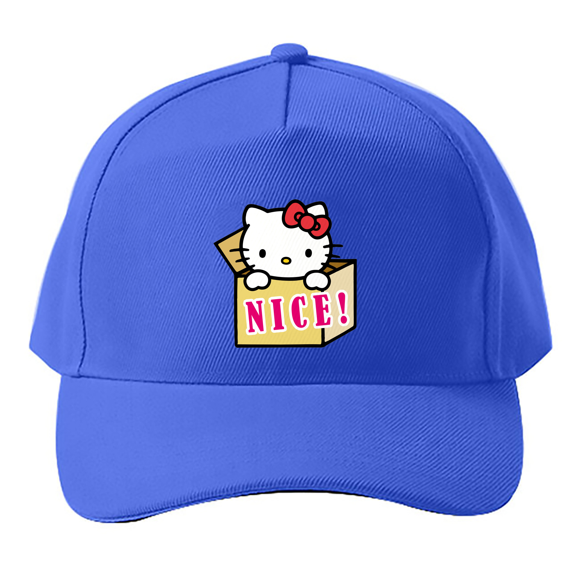 （画像用） Hello Kitty ハローキティ ベースボールキャップ 綿100％ 男女兼用 帽子 スポーツ